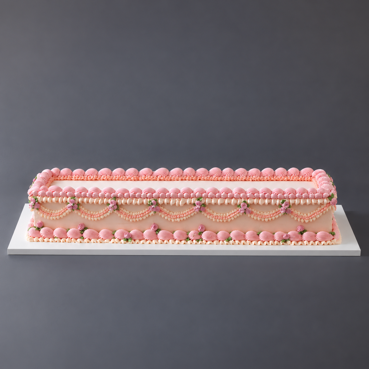 Hauptplatte für lange Torten – S · 60 × 20 cm